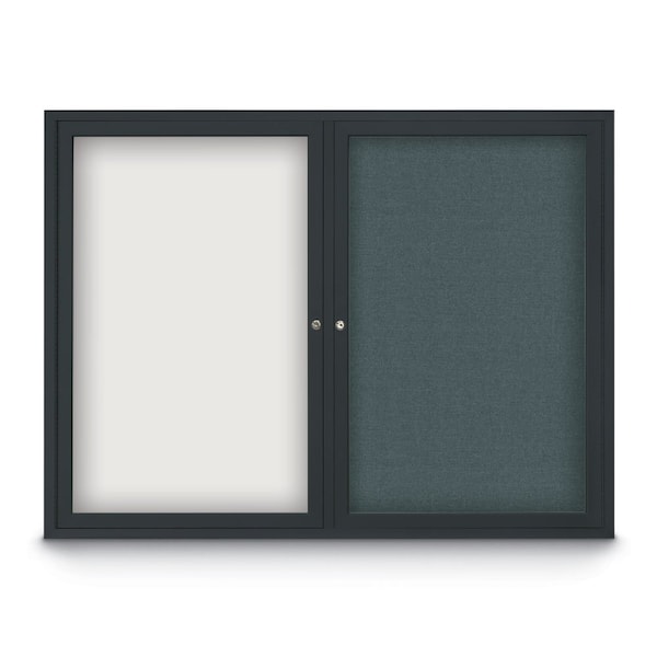 Corkboard, Black/Black, 24" x 36"
